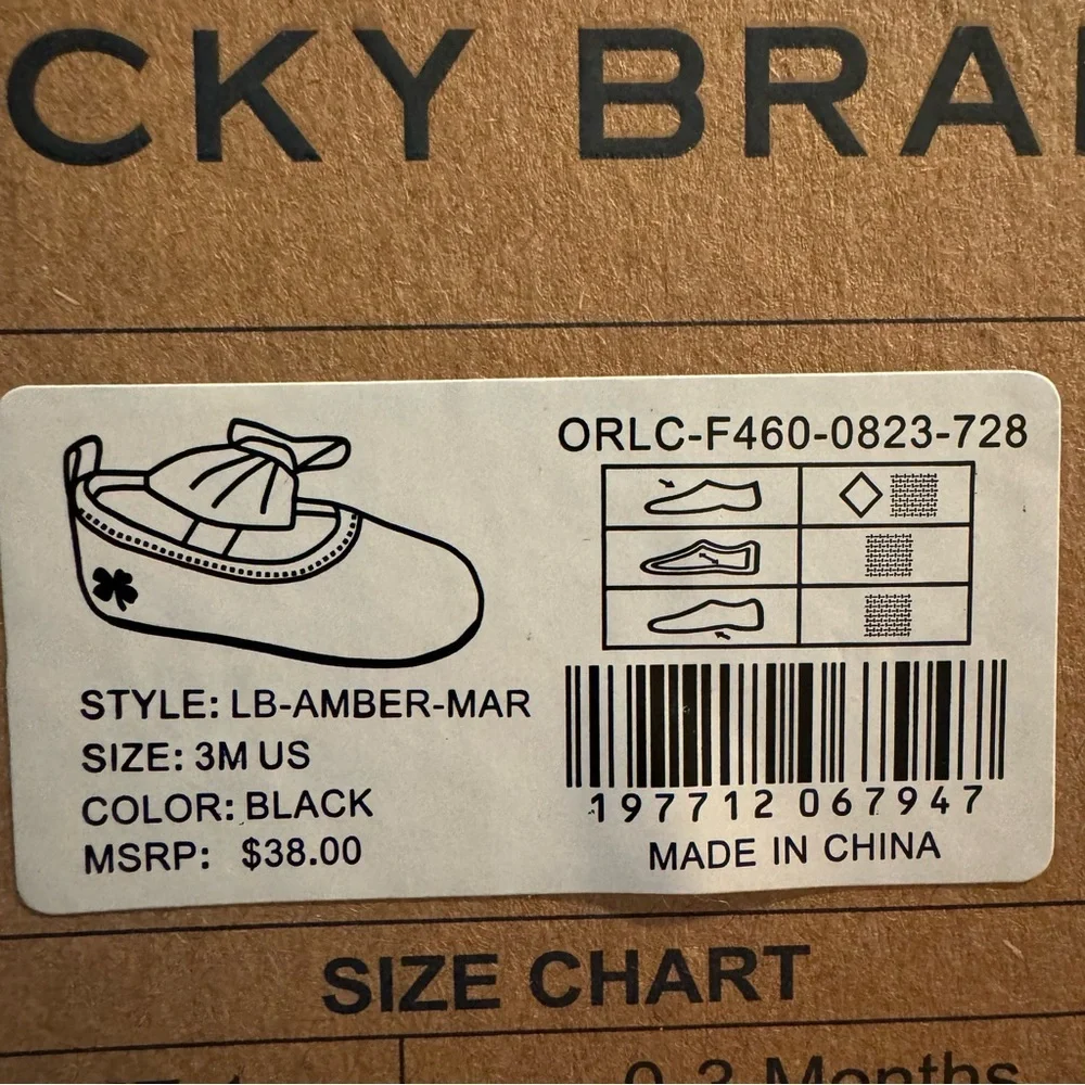 Lucky Brand infant girl 👶🏻 paten leather crib shoes NWT in box great gift 🎁